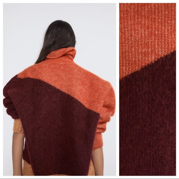 NWOT. Zara Mohair/Wool Knit Sweater. Size M. - Picture 3 of 8